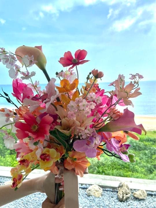 アーティシャルフラワー　花束