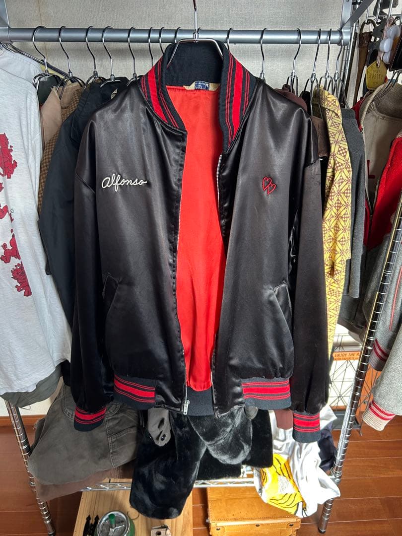 50s ボウリング ジャケット ビンテージ 60s スーベニアジャケット