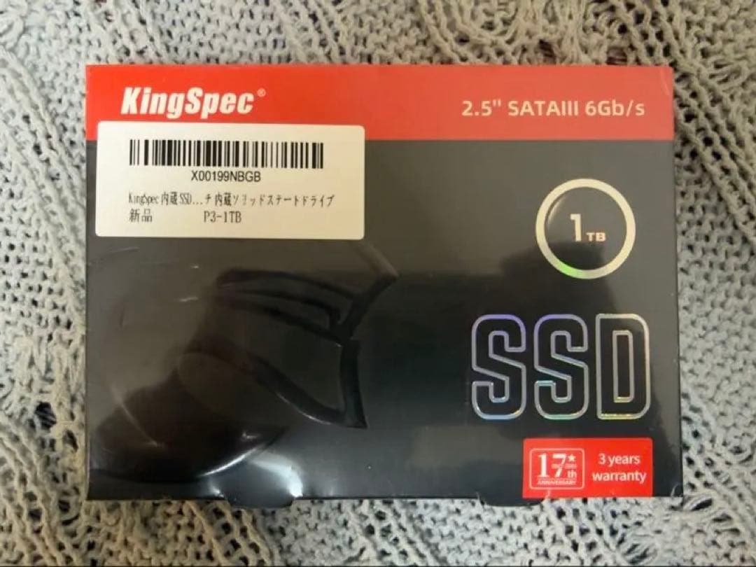 KingSpec P3 1TB SATAIII SSD 新品