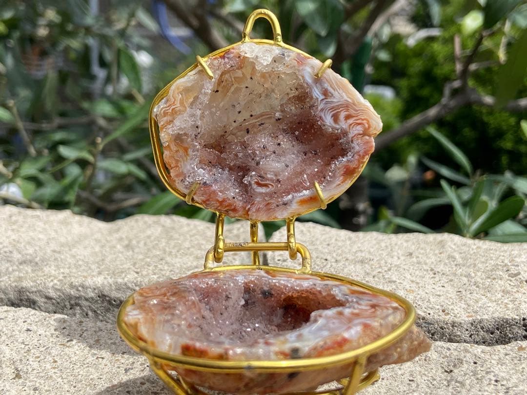 【龍神様のエネルギー・強運】希少！トレジャー瑪瑙⭐️ピンクシュガー⭐️N76