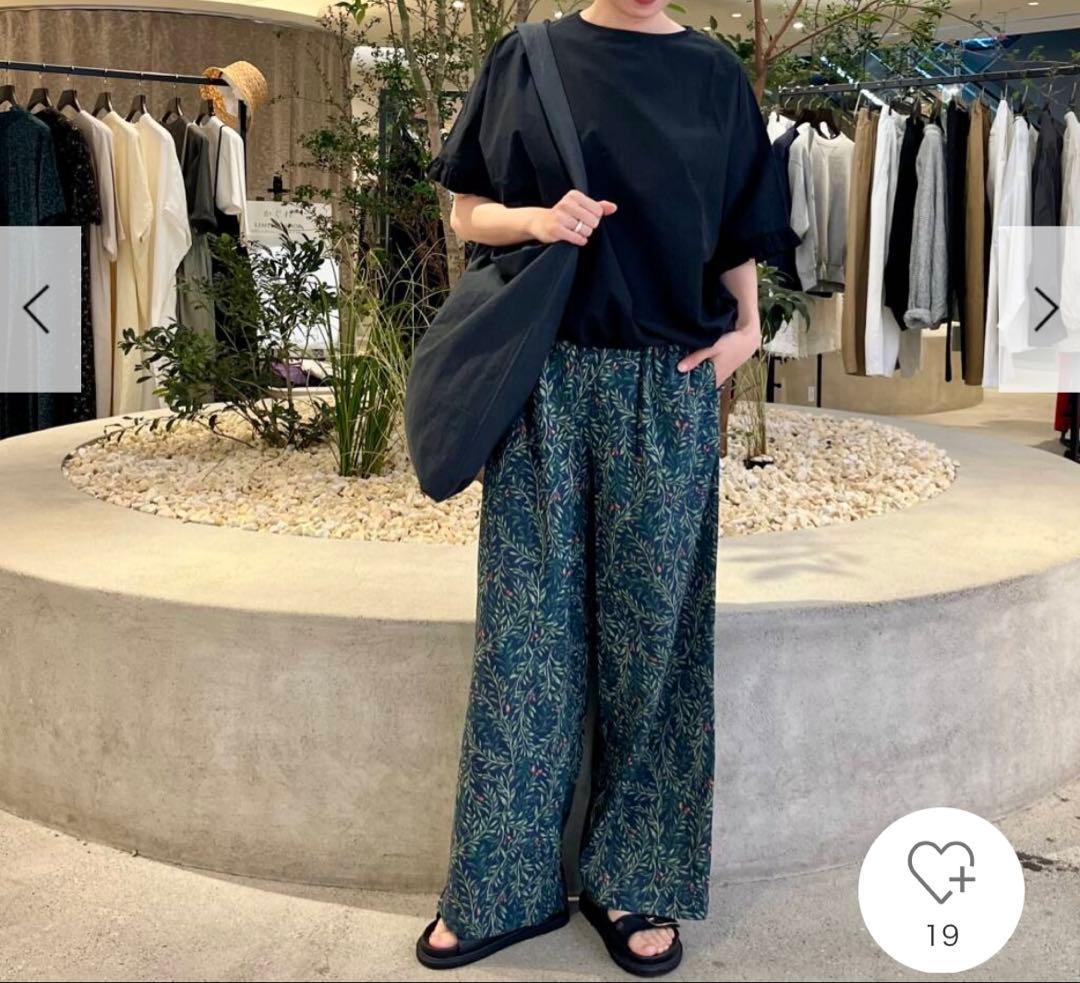 かぐれ　新品　今季　2025春夏　薄手　半袖　フリルスリーブプルオーバー