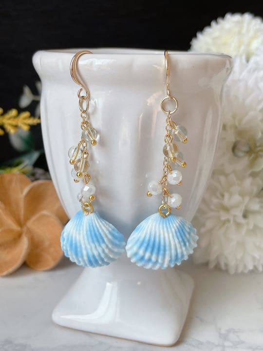 Mさま専用♡シェルピアス イヤリング