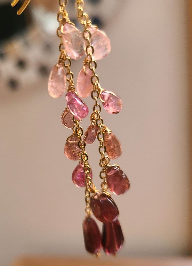 ❤SALE❤【a-37】ピアス トルマリン※高品質