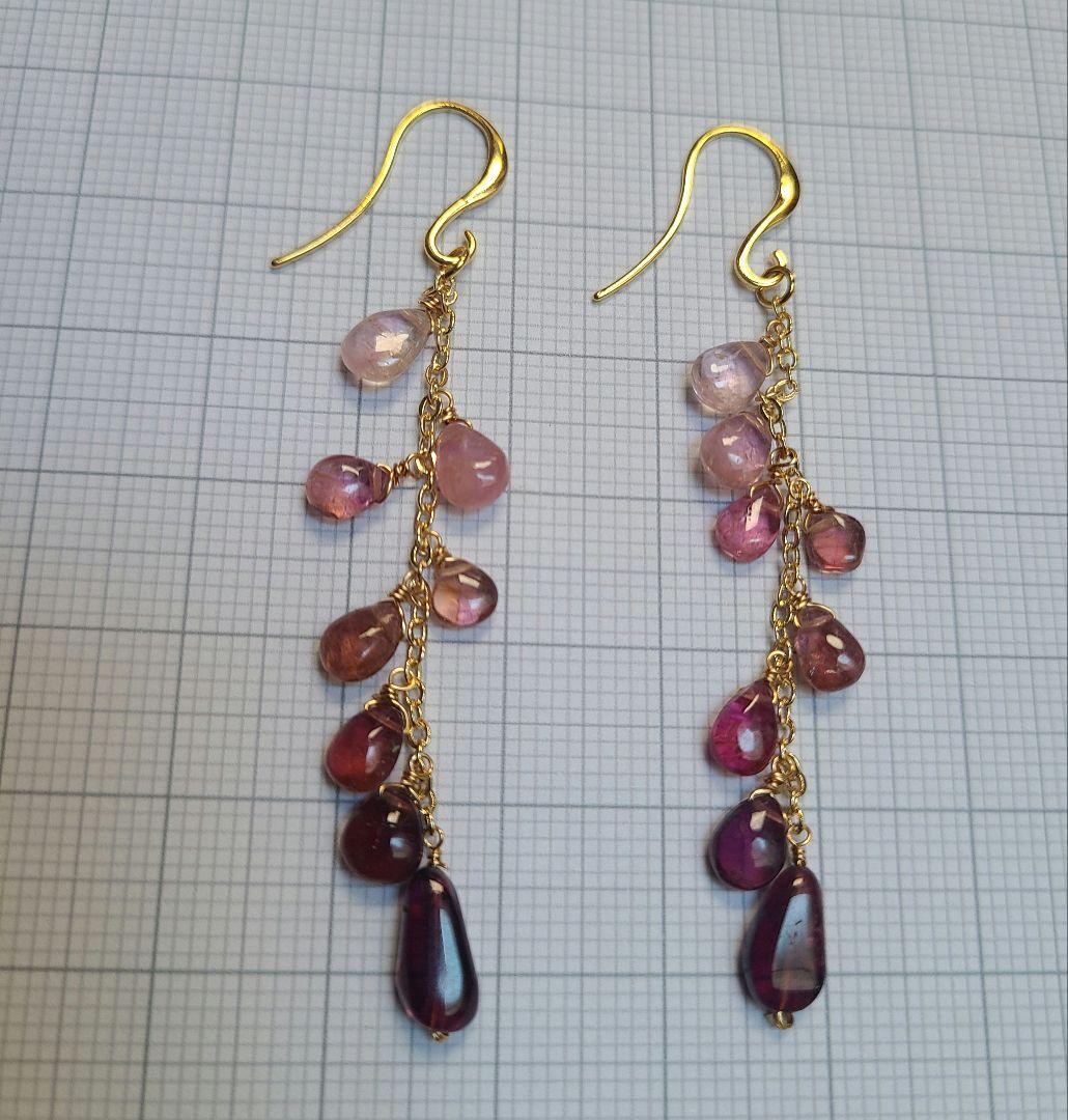 ❤SALE❤【a-37】ピアス トルマリン※高品質