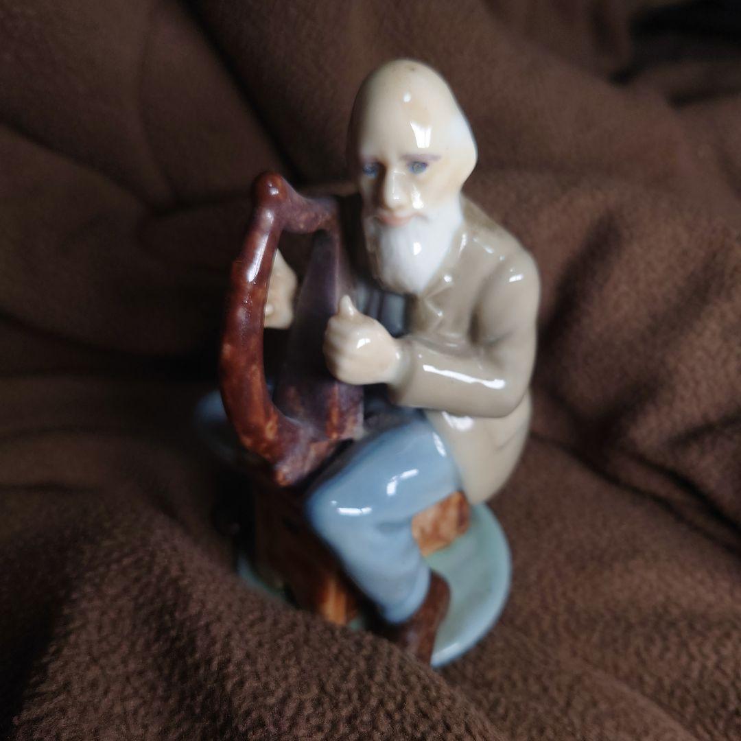 アイリッシュポーセリン★陶器人形2体セット当時物★三越取扱い品 送料無料