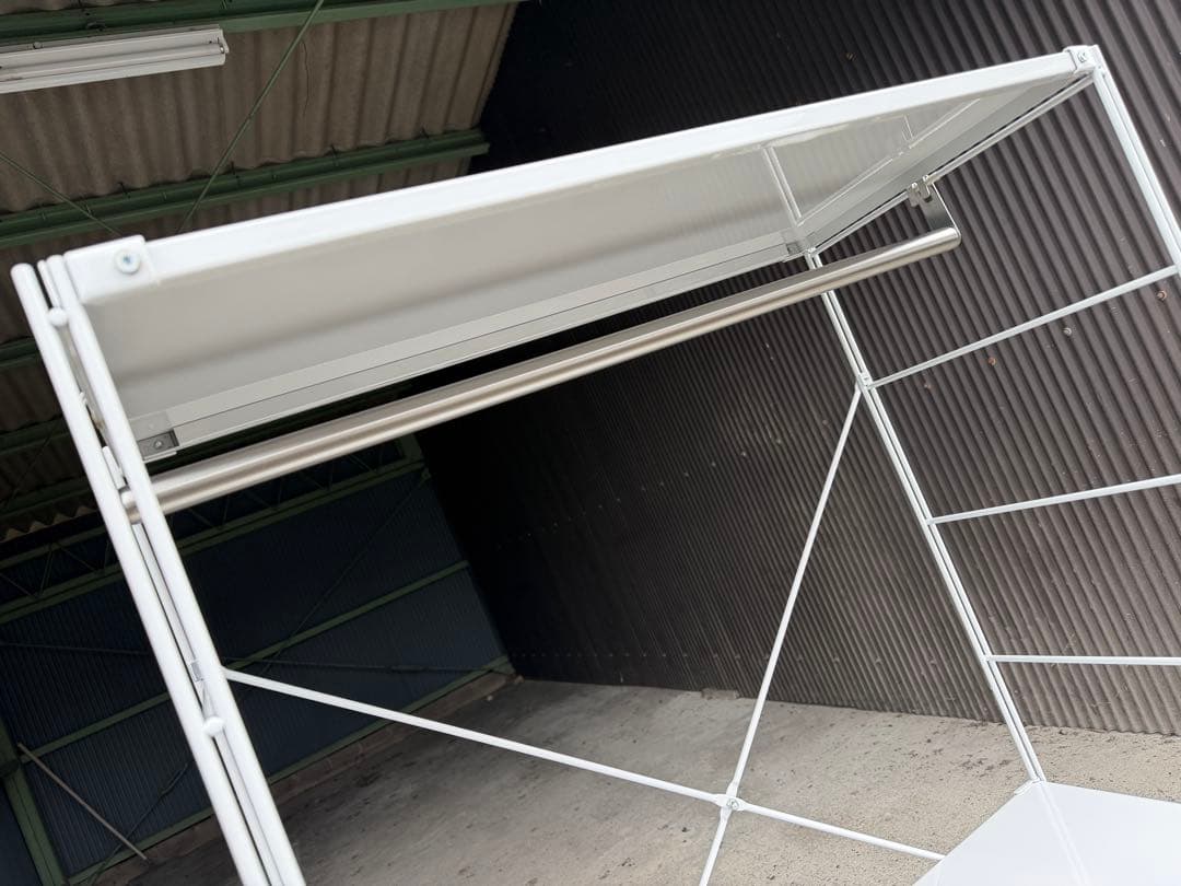 無印良品スチールユニットシェルフ 中120ワードローブ 引き出し帆布バスケット