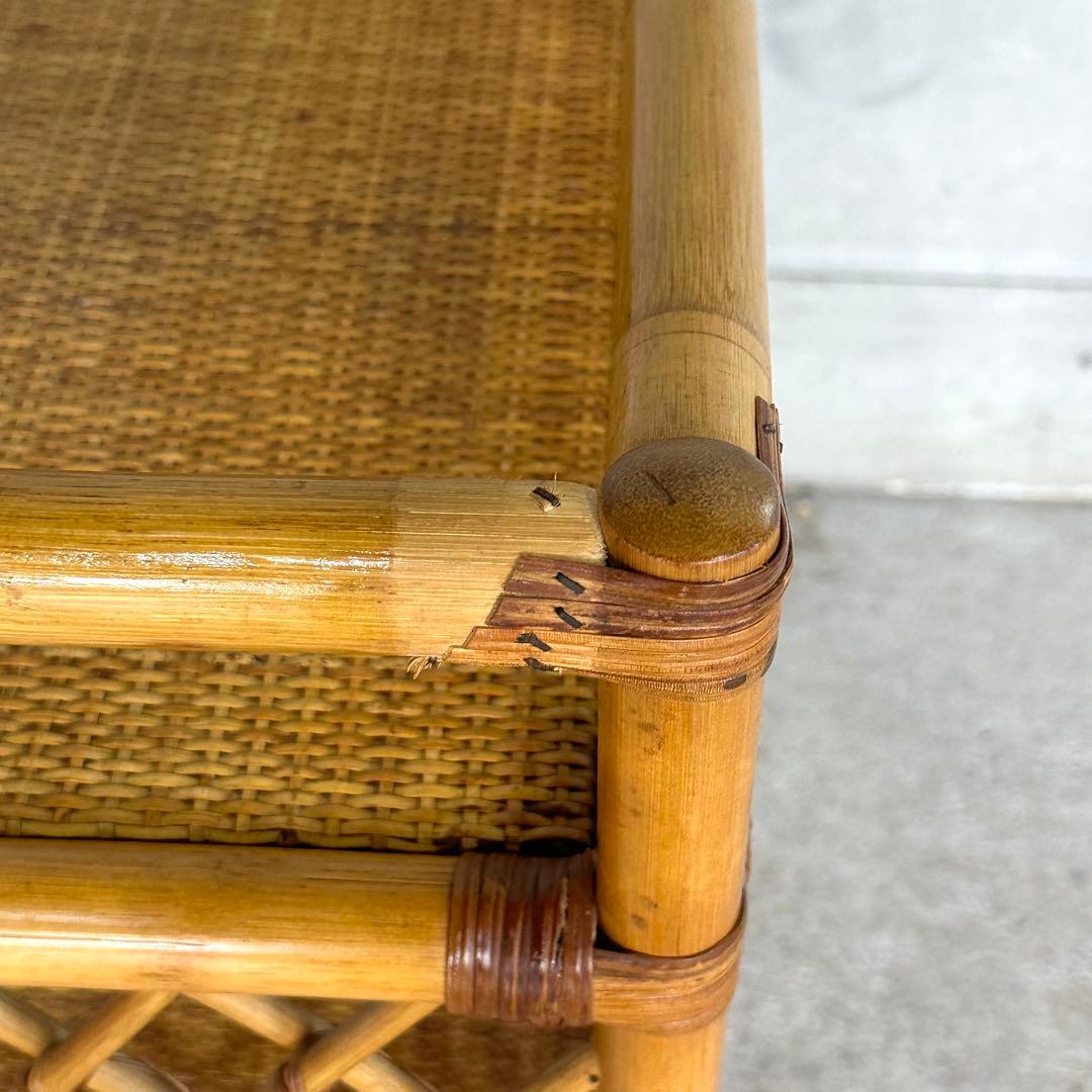 ꧁オールドラタン꧂昭和レトロ 古家具 アーチ型 シェルフ 飾り棚 ラック