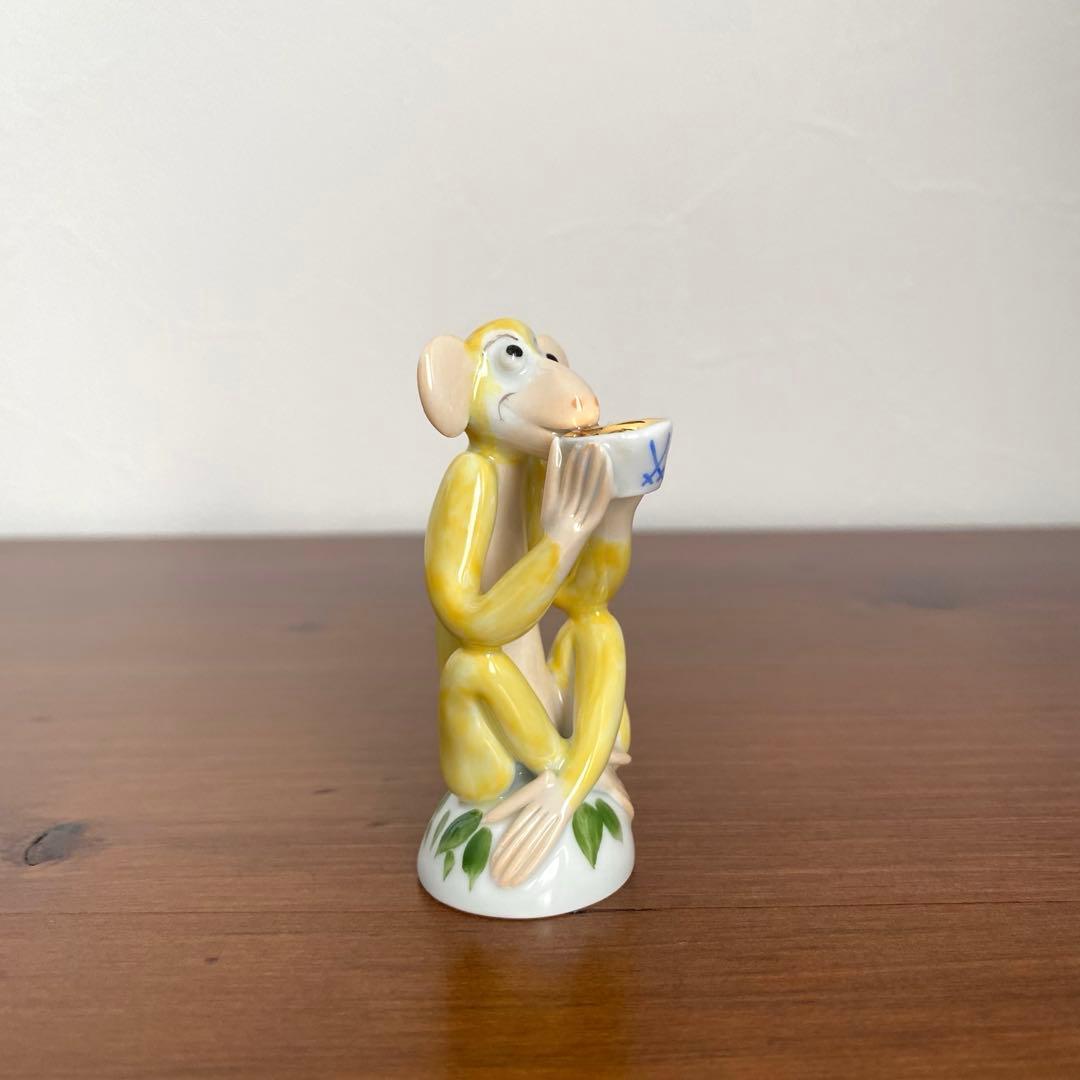 Meissen マイセン 干支シリーズ 申 さる フィギュリン