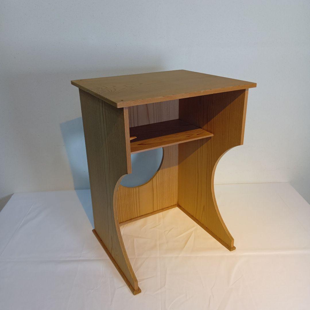 値下げ茶道具　抱清棚　杉木地　紙箱