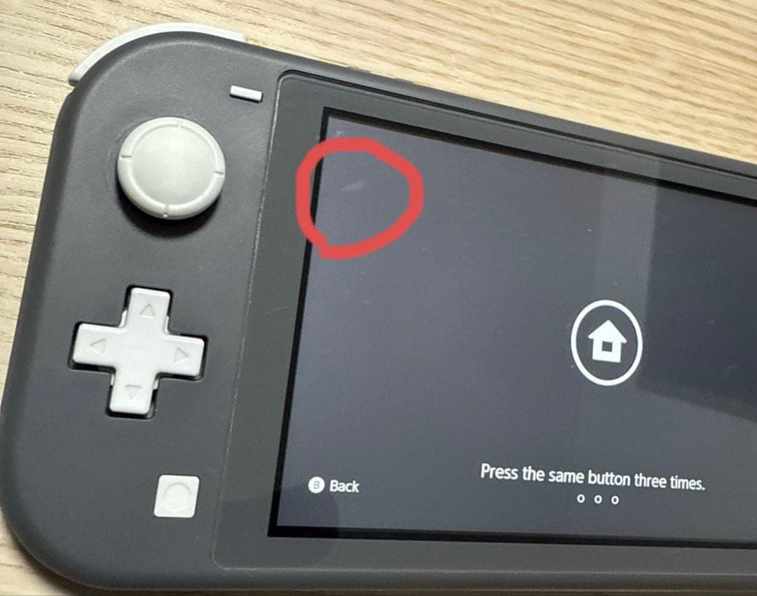 Nintendo Switch Lite グレー 傷あり