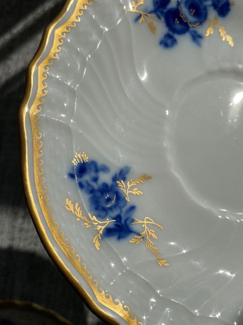 リチャードジノリ　サンタマルゲリータ　金彩　カップ＆ソーサー 2客