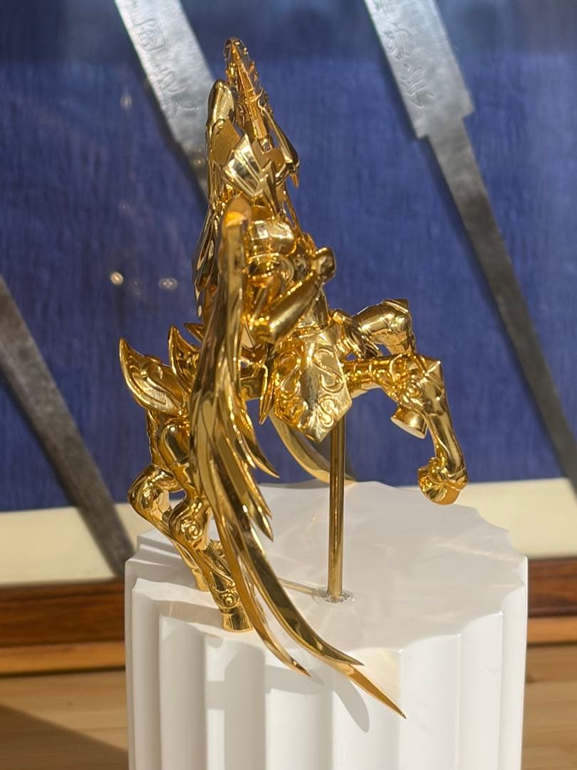 聖闘士星矢 サジタリアスクロス シルバー製　24金メキ