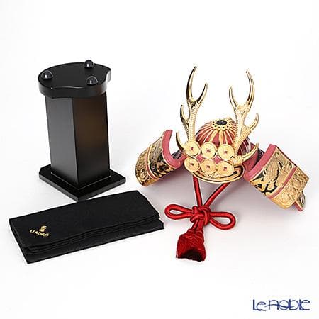 新品☆リヤドロ 兜 五月人形 端午の節句 兜飾り 名将 武将 真田幸村 絶版品