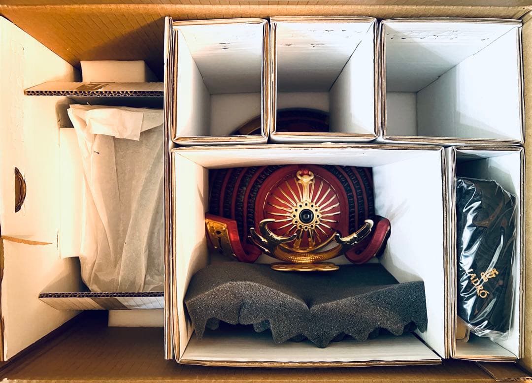 新品☆リヤドロ 兜 五月人形 端午の節句 兜飾り 名将 武将 真田幸村 絶版品