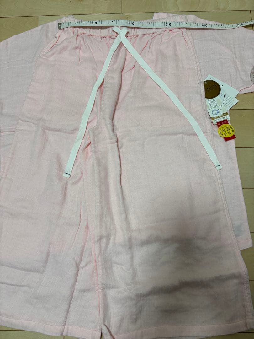 ⭐︎新品⭐︎未使用品⭐︎UCHINOマシュマロガーゼ　パジャマ半袖　Ｌサイズ