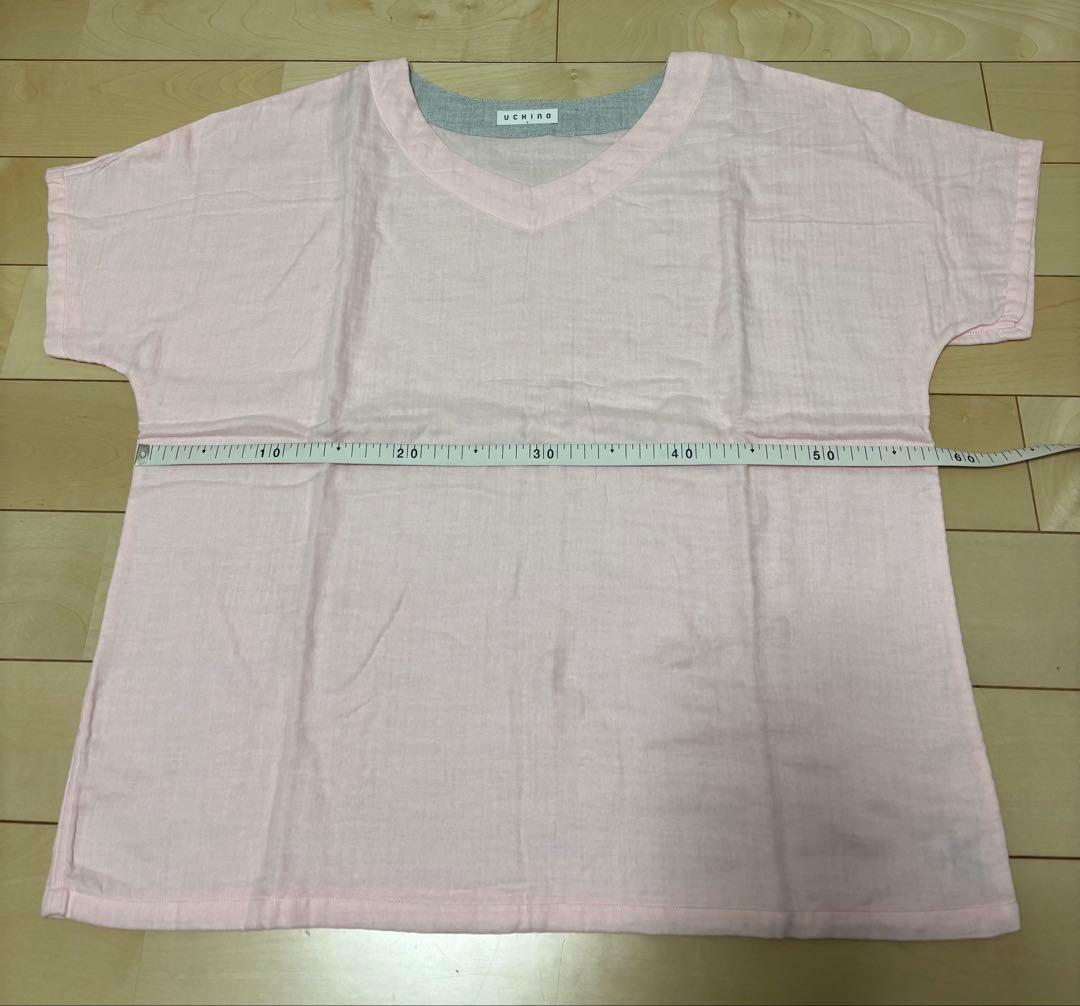 ⭐︎新品⭐︎未使用品⭐︎UCHINOマシュマロガーゼ　パジャマ半袖　Ｌサイズ