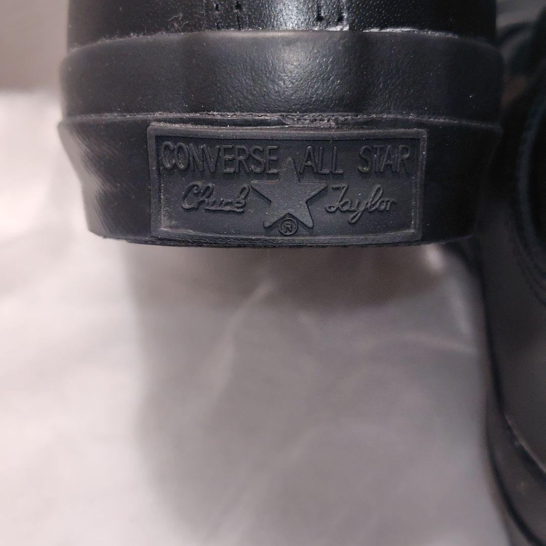 【稀少】CONVERSE LEA ALL STAR OX ブラックモノクローム