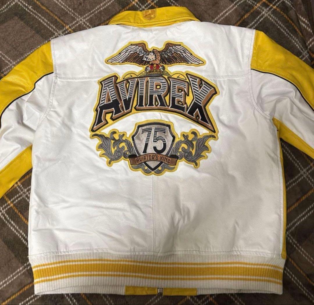 avirexレザージャケット