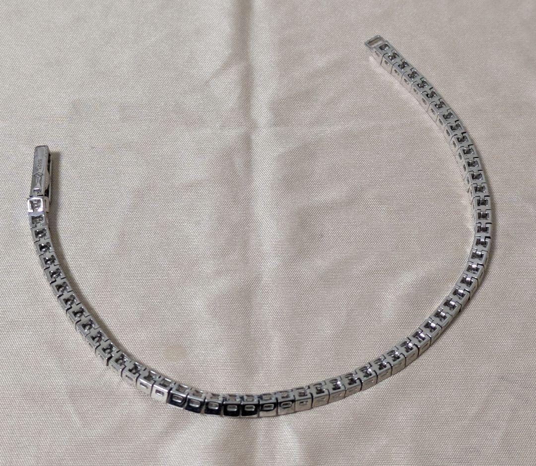 MAX　アヴァランチ　シルバー925ジルコニア付きテニスブレス20cm