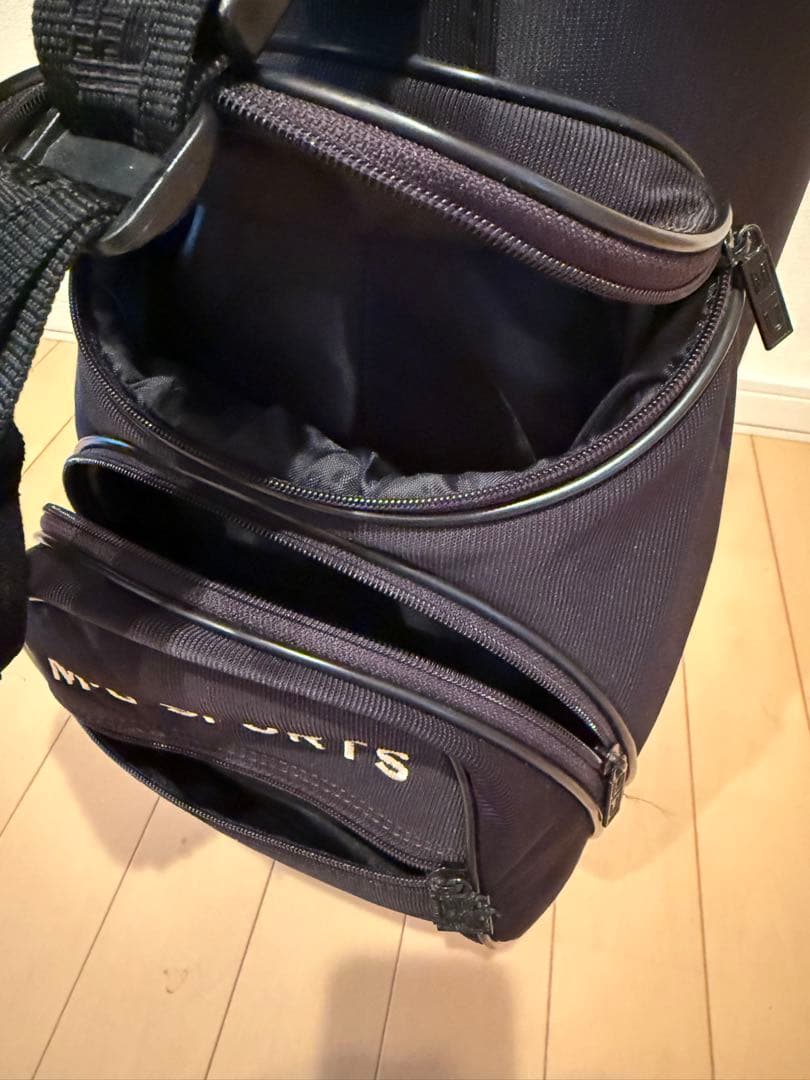 【PURU】M.U SPORTS レディースキャディバッグ（ブラック）