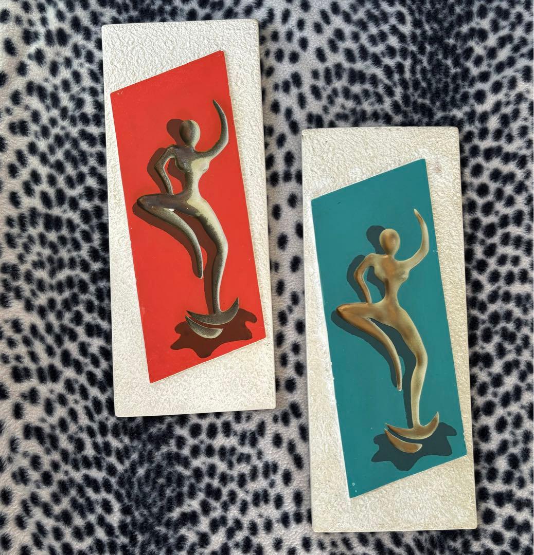 50's ビンテージ ダンサー壁掛 ハーレクイ