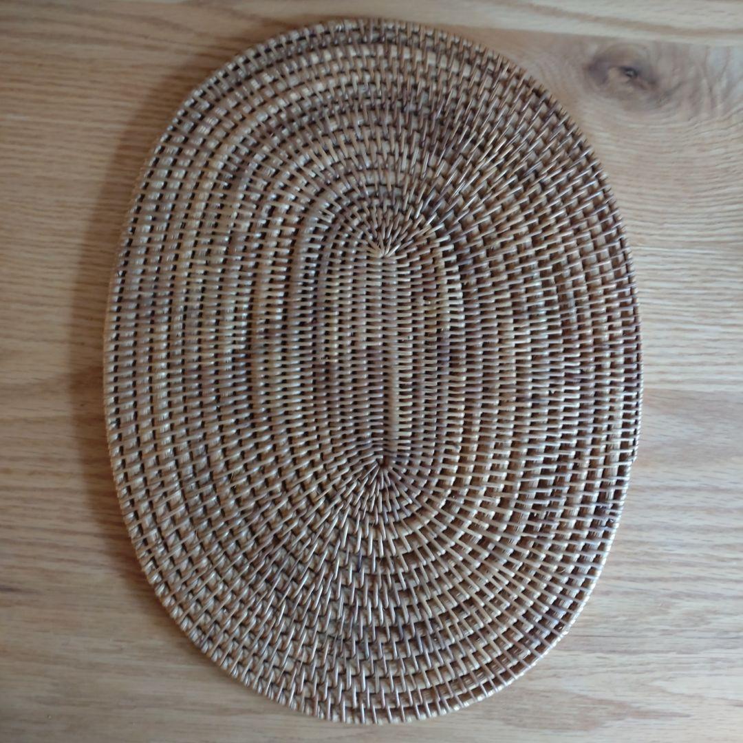 アタ ランチョンマット バリ島 インドネシア 楕円形