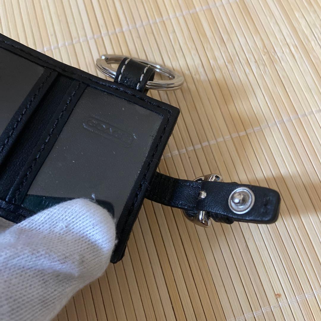 COACH コーチ キーホルダー キーリング シグネチャー 手帳型