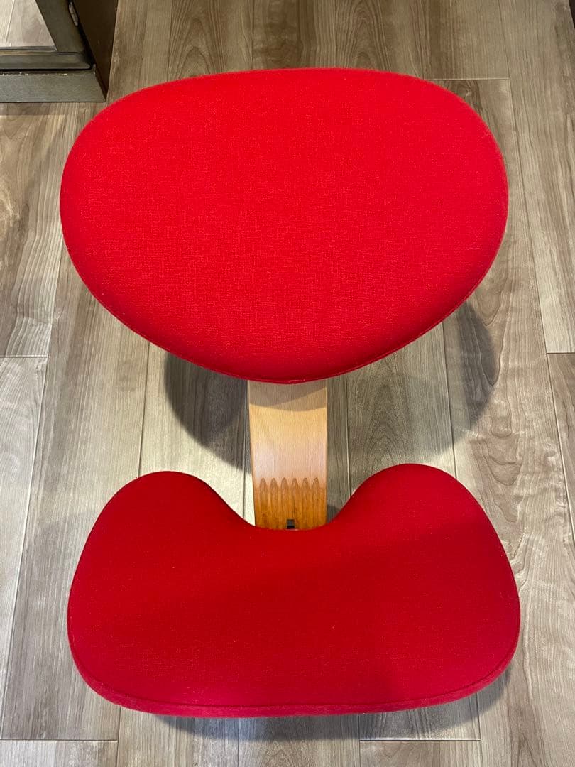 バランスラボ バランスチェア バランスイージー レッド (取説あり)