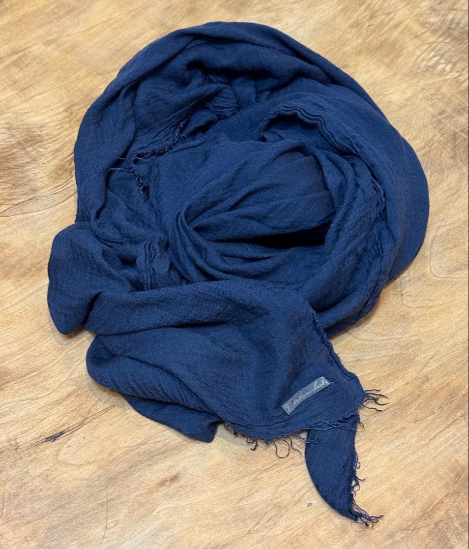 Faliero Sarti ファリエロサルティ　紺　ネイビー　ストール