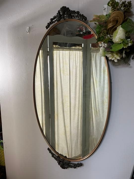 アンティーク ミラー  アイアン ビンテージ インテリア 壁掛け