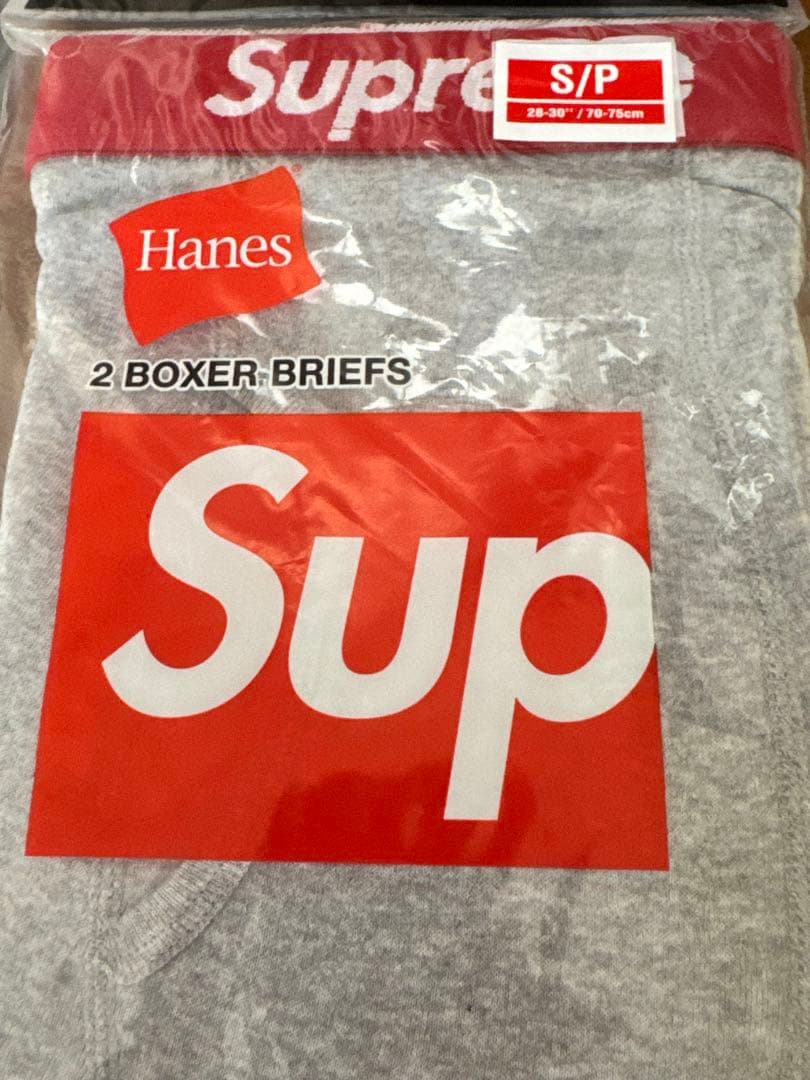 【Sサイズ】Supreme Hanes Boxer Briefs(2 Pack)