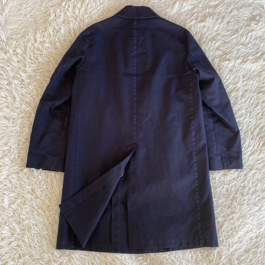 マッキントッシュ　ゴム引きコート　ライナー付き2way　ネイビー　38