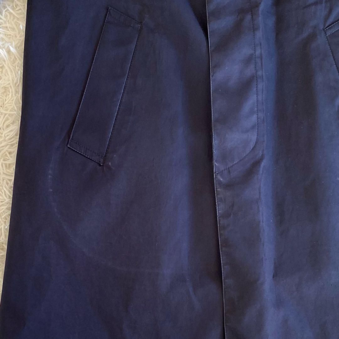 マッキントッシュ　ゴム引きコート　ライナー付き2way　ネイビー　38