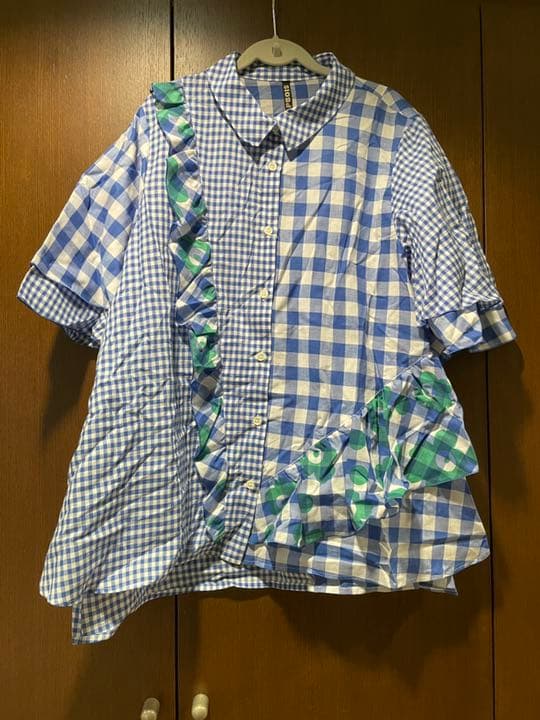 【ミセスストロベリー】☆新品☆FRAPBOIS チェック柄ブラウス