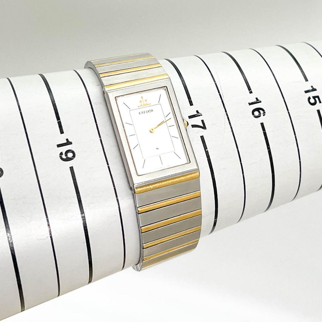 稼働 SEIKO CREDOR 腕時計 22KT クラシカル メンズ 3046