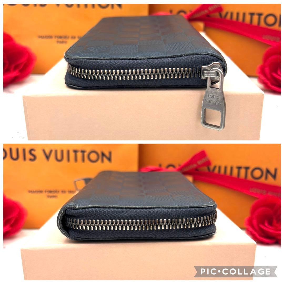 【極美品】 ルイヴィトン ダミエ アンフィニ ヴェルティカル 長財布