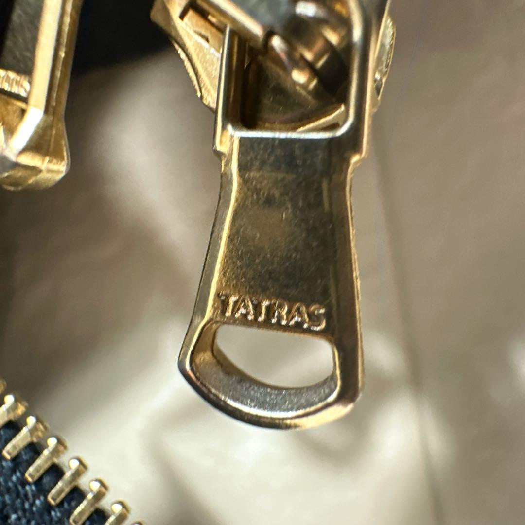 タトラス　ダウン　ベスト　LUSERA　02ネイビー　リアルファーフード　ウール