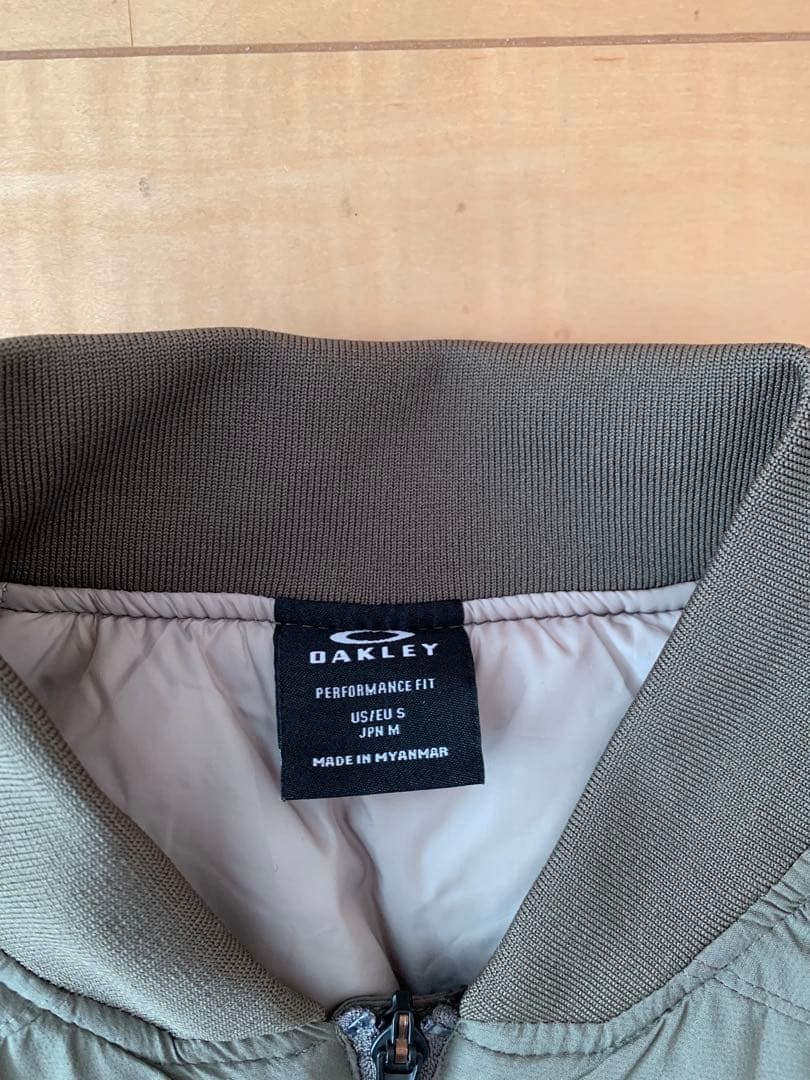 美品 オークリー MA-1 セットアップ ブルゾン カーキ M OAKLEY