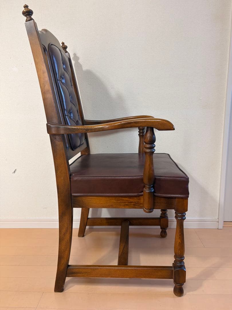 カリモク　ハイバックアームチェア　1 オールドカリモク　ヴィンテージ家具　レア