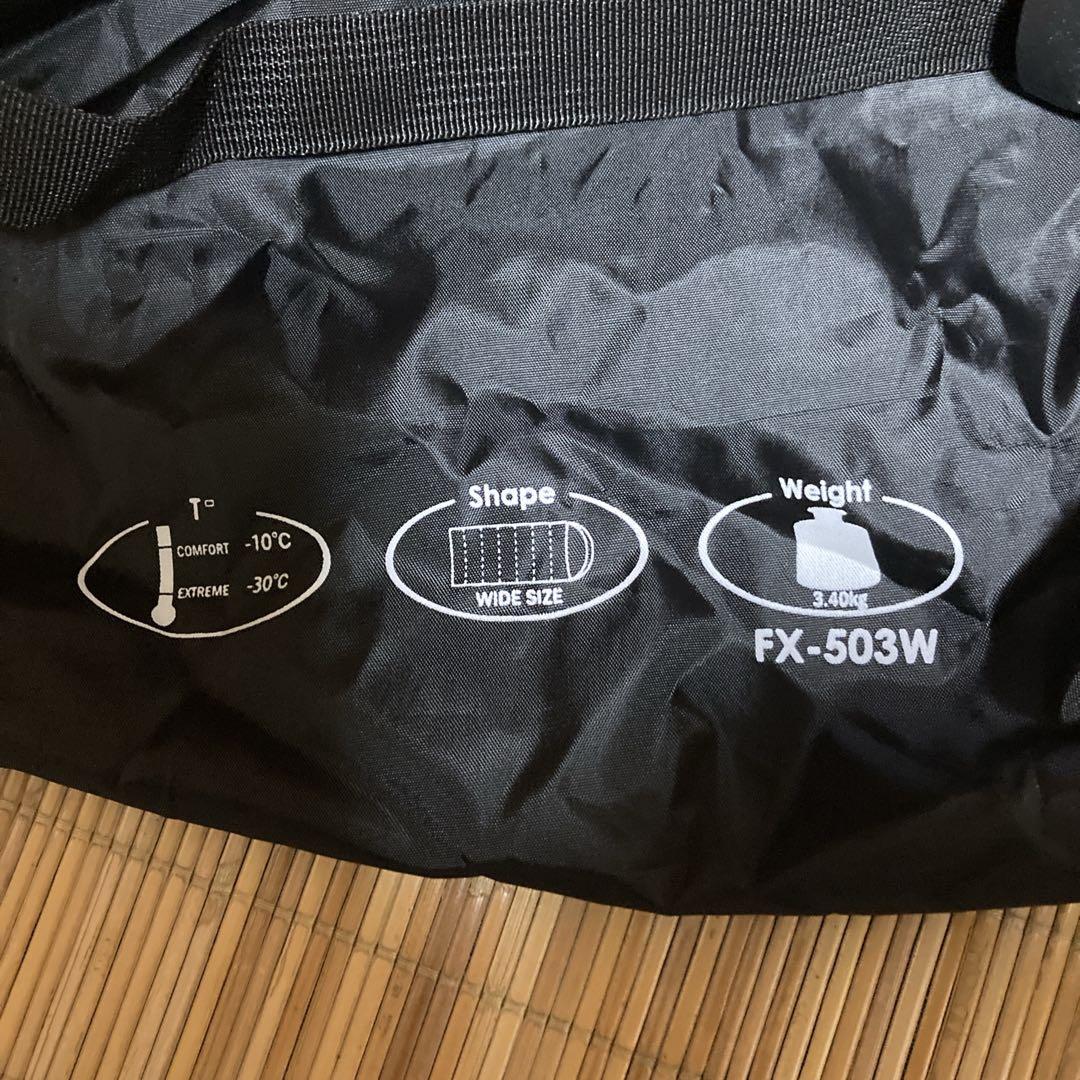 美品✨️Bears Rock 冬用ワイド寝袋 -30℃対応FX-503W 廃盤品