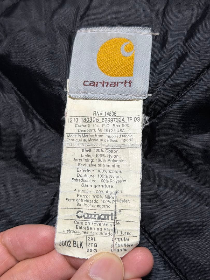 ‼️カーハートトラディショナルジャケット ブラック