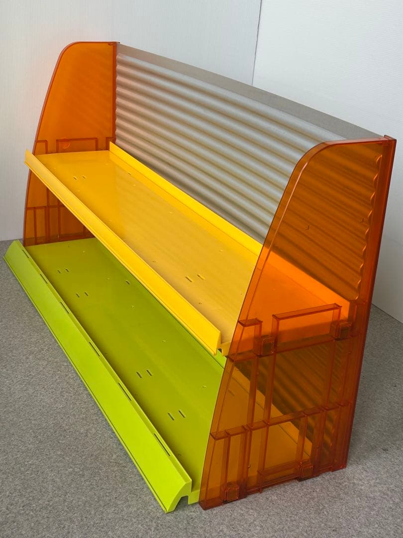 ヴィンテージ　プラスチック　アクリル　ラック　収納棚　スペースエイジ レトロ