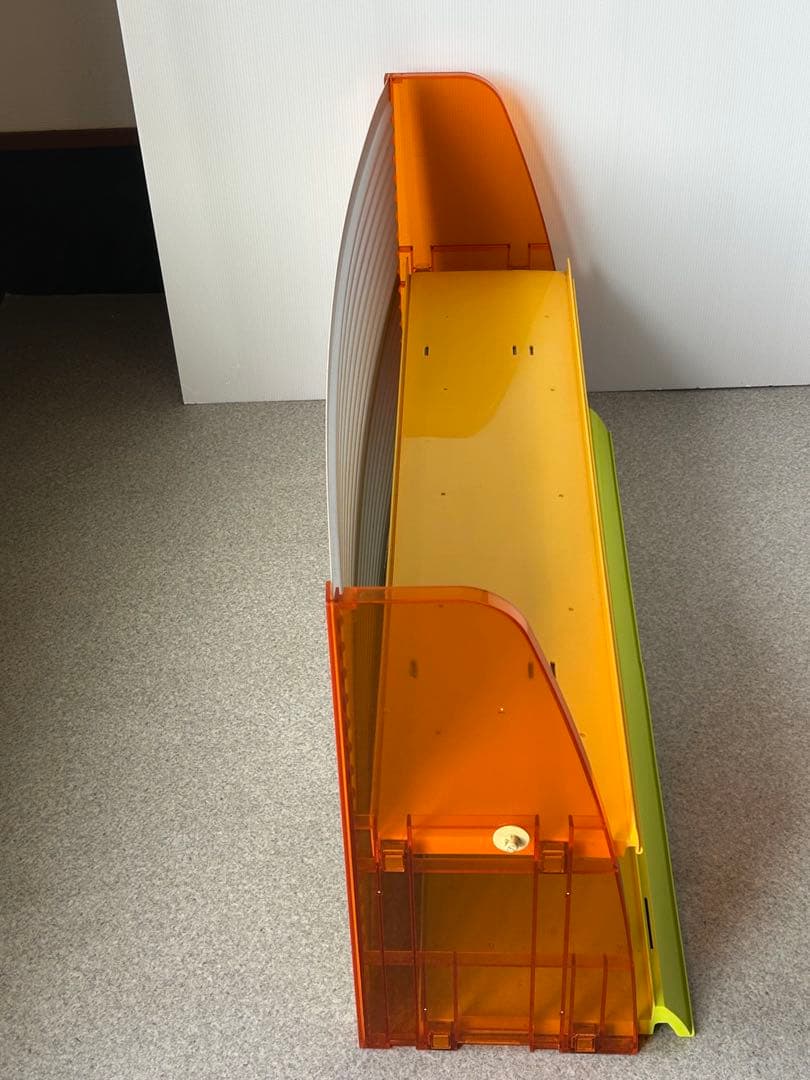 ヴィンテージ　プラスチック　アクリル　ラック　収納棚　スペースエイジ レトロ