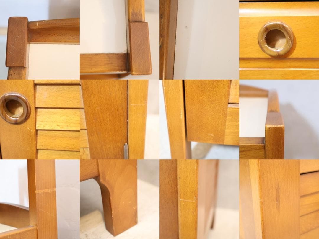 Karimoku カリモク家具 電話台 TEL台 ラック 木製キャビネット