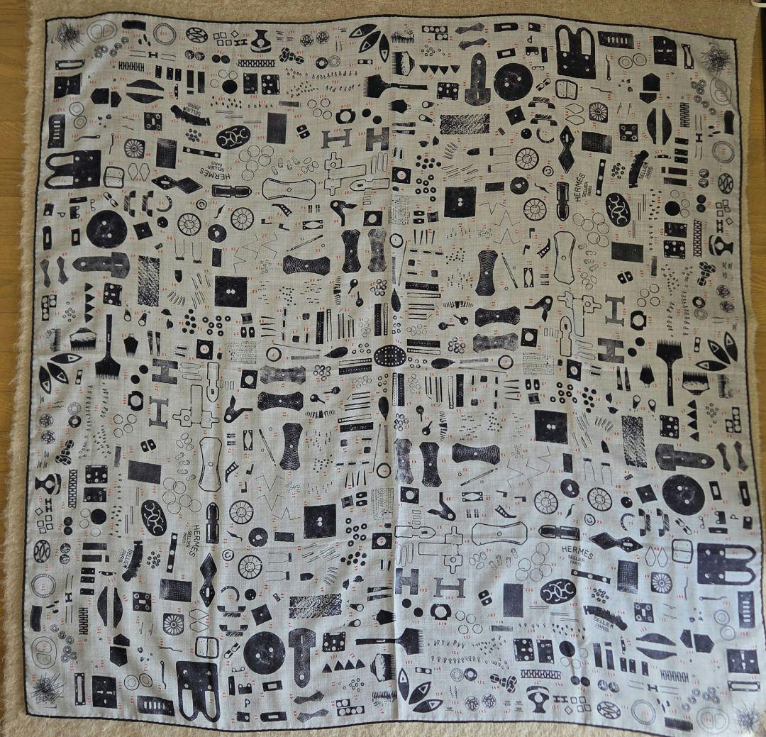 専用　エルメス　カレジェアン　カレ140　カシミアシルク