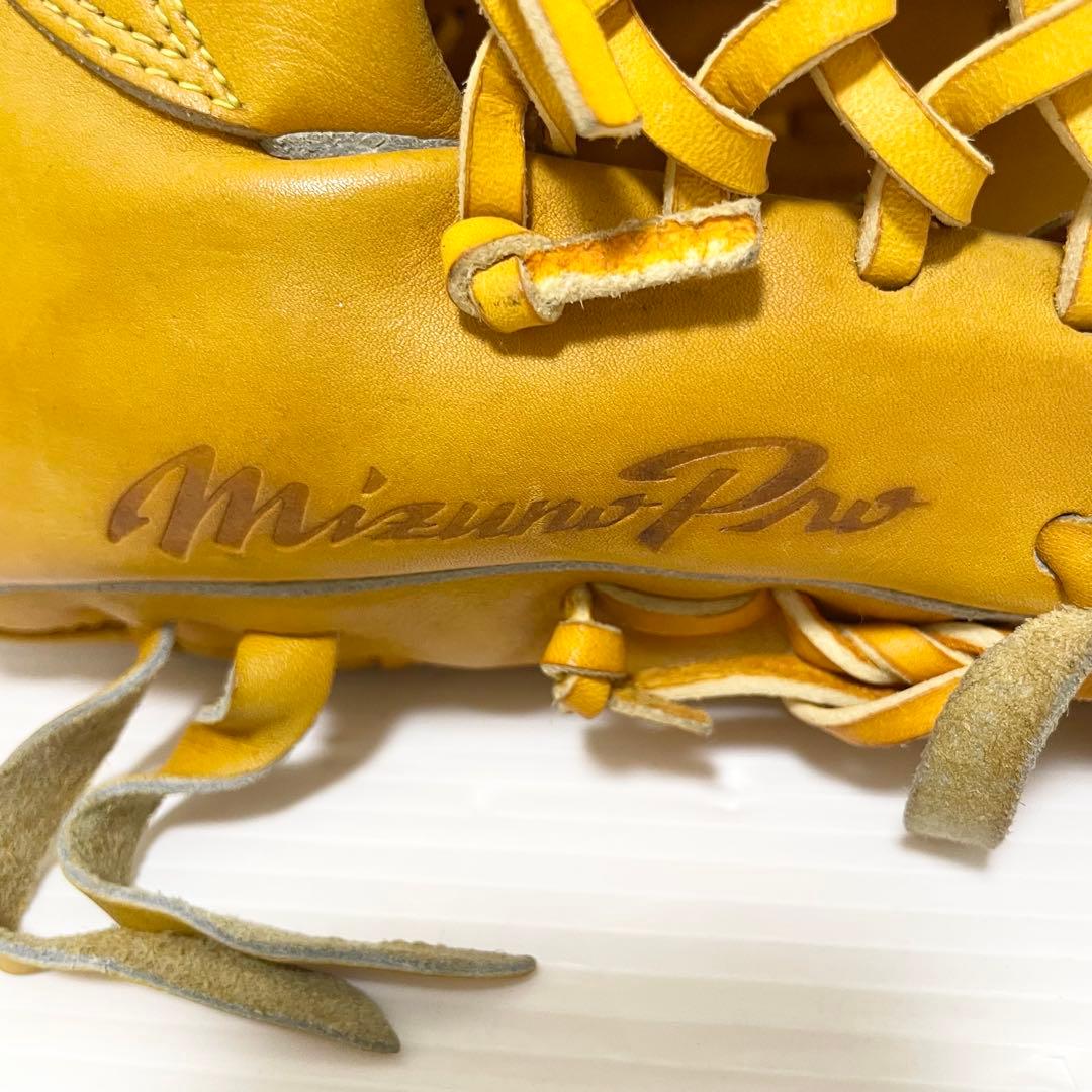 【型抜群】ミズノプロ 即戦力 美品 硬式 内野手用グローブ 良型