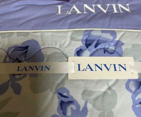 新品保管品 LANVIN ランバン シルク肌掛け布団 絹 SILK