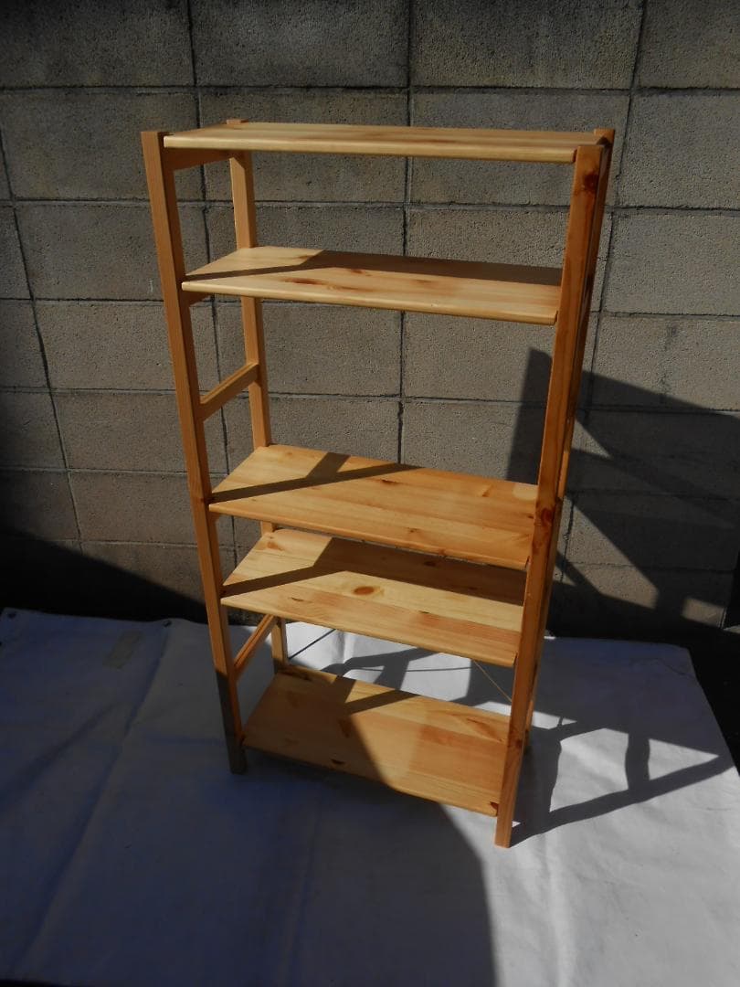 直接引取可 無印良品 パイン材ユニットシェルフ オプション付 本棚 近隣配送可能