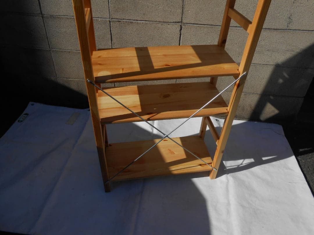 直接引取可 無印良品 パイン材ユニットシェルフ オプション付 本棚 近隣配送可能