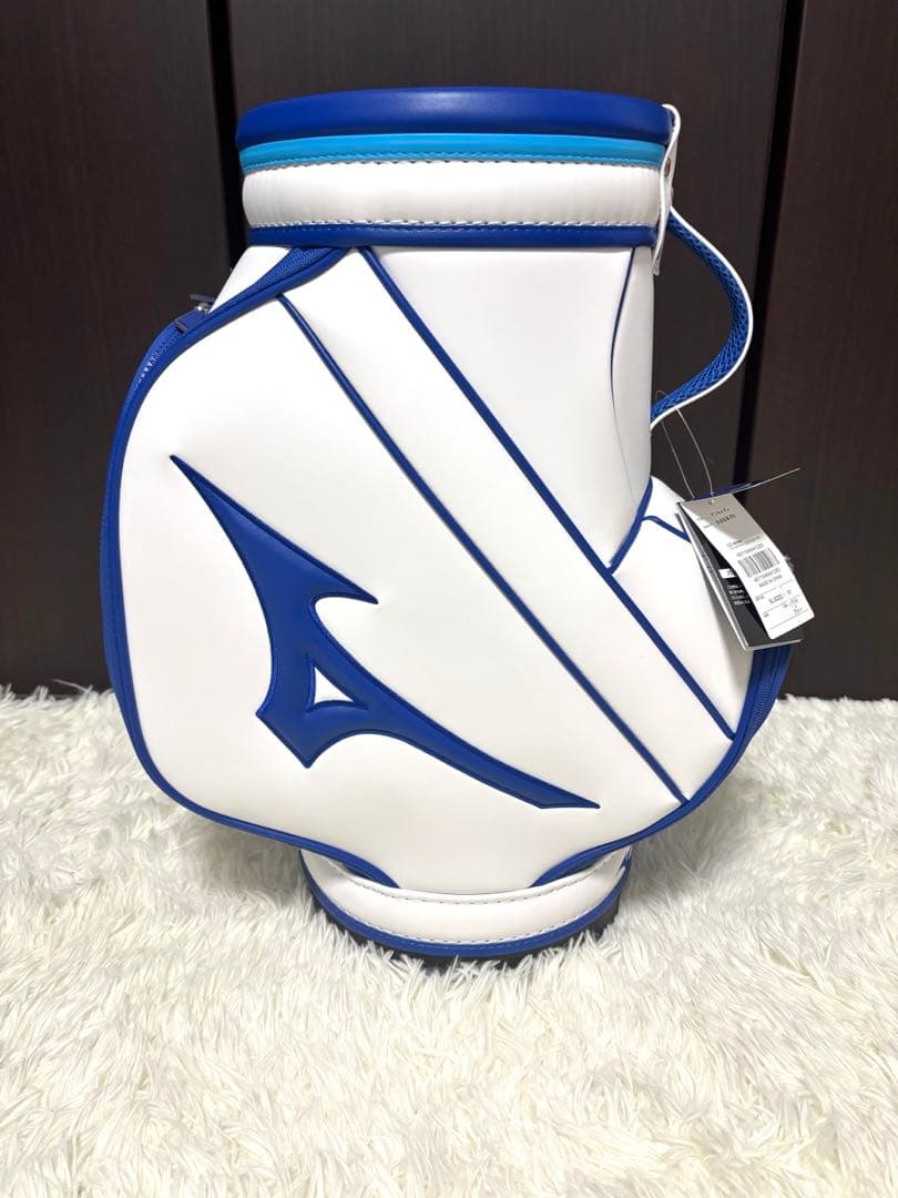 【MIZUNO】ミズノ ゴルフバッグ デンキャディ ブルー ホワイト